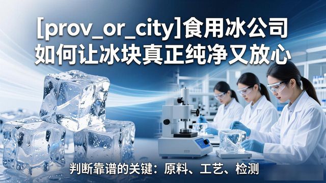 南京食用冰公司如何让冰块真正纯净又放心